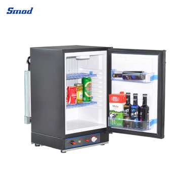 40L 3-Way Gas 220V 12V No Noise Absorption Minibar Refrigerator